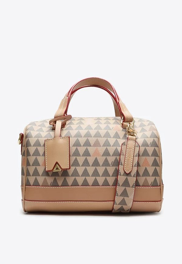 BOLSA SCHUTZ BOWLING TRIANGLE MEDIA - BEGE