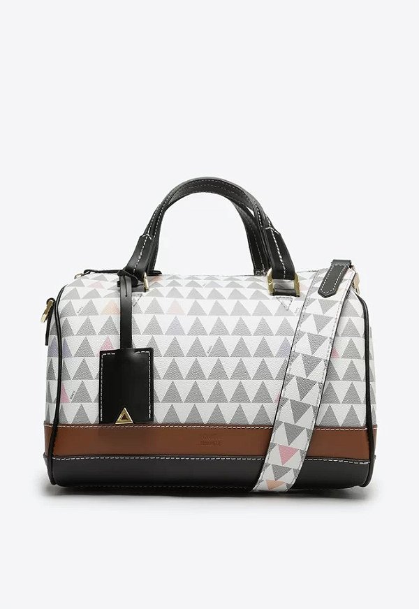 BOLSA SCHUTZ BOWLING TRIANGLE - BRANCA