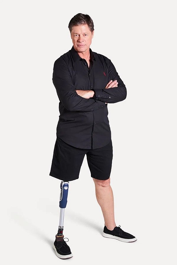 CAMISA RESERVA ENXUTO ELASTANO - PRETO