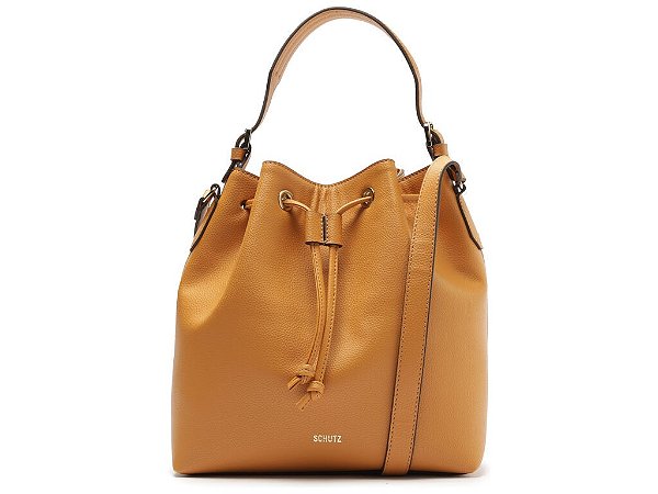 BOLSA SCHUTZ BUCKET MEDIA - MARROM