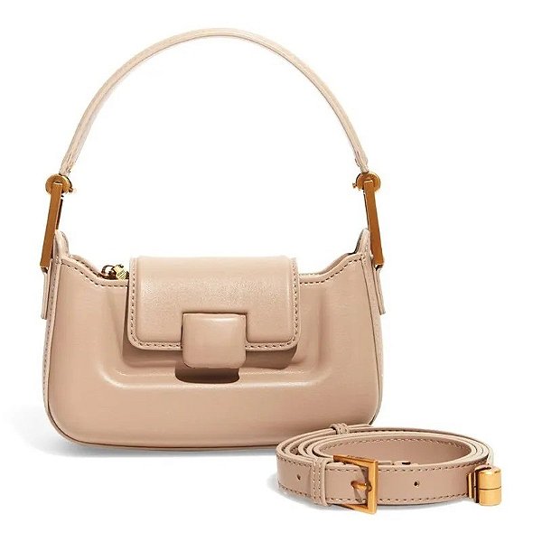 BOLSA SANTA LOLLA MATERIAL SOFT DUAS ALÇAS - STONE