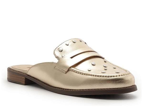 MULE ANACAPRI COM TACHAS-DOURADO