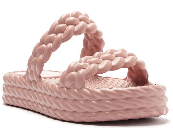 SANDALIA SLIDE BRIZZA MARROCOS- DARK ROSE