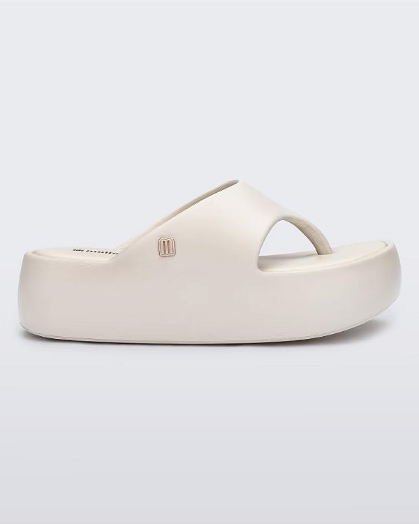 CHINELO MELISSA FREE PLATFORM THONG- BEGE