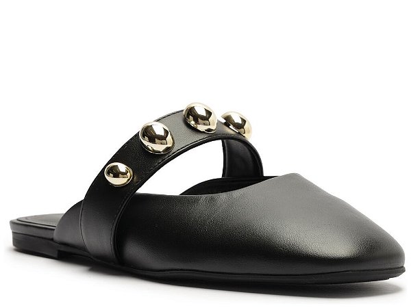 MULE ANACAPRI MAXI TACHAS-PRETO