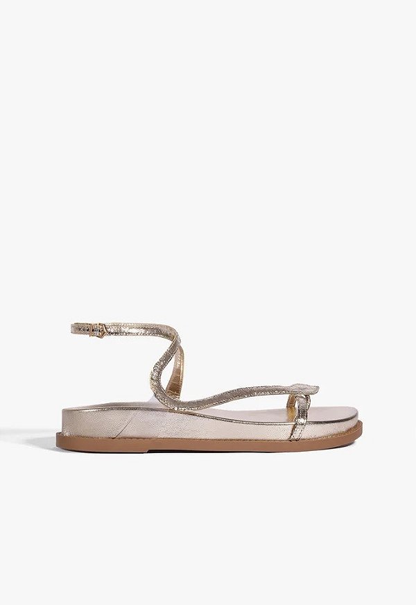 PAPETE SCHUTZ SNAKE COURO DOURADO