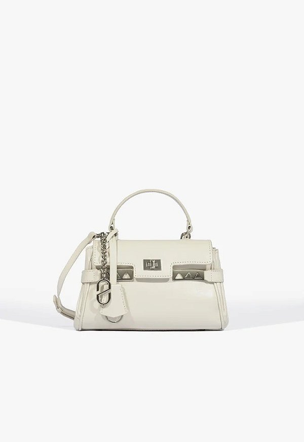 BOLSA SCHUTZ TOTE DESTINY MÉDIA COURO -BRANCA