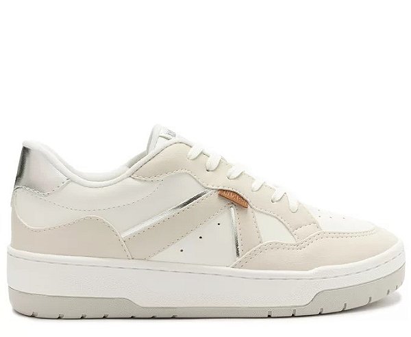 TENIS ANACAPRI RECORTES KEI - BEGE BRANCO