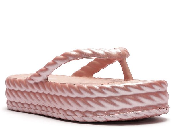 SANDALIA BRIZZA MARROCOS FLATFORM -DARK ROSE METAL