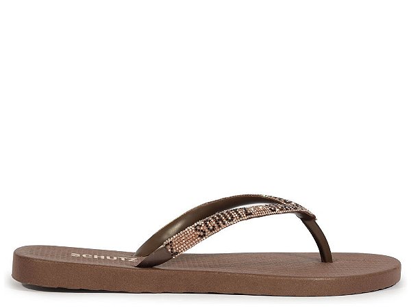 CHINELO SCHUTZ DARK BROWN