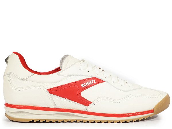 TENIS SCHUTZ ATIV II FIRENZE WHITE UTRA RED