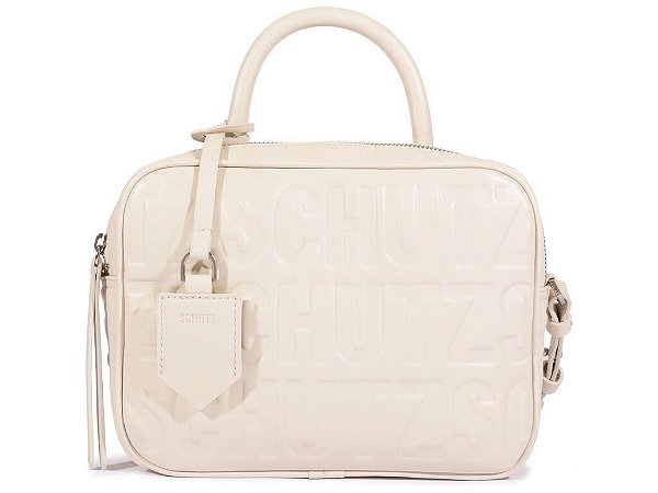 BOLSA SCHUTZ TRANSVERSAL GIFTS ASTEC- SUGAR WHITE