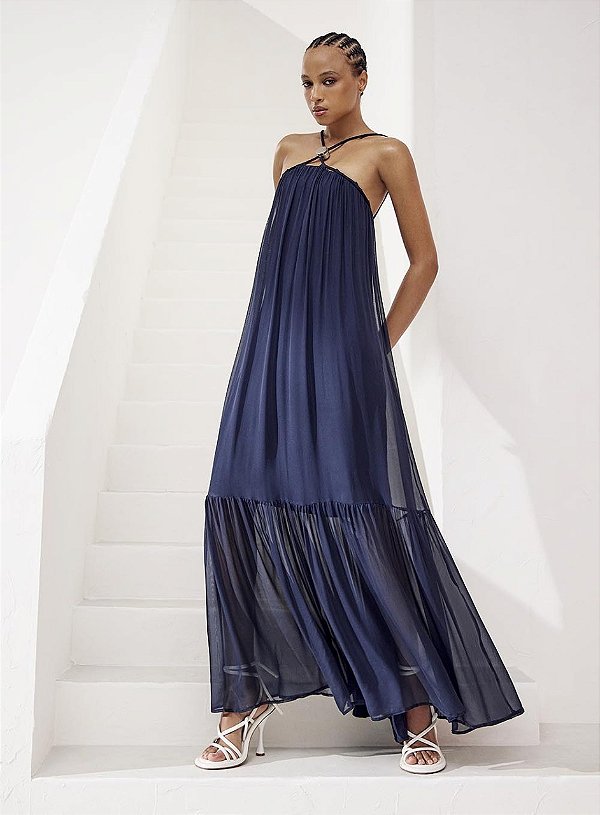 VESTIDO FORUM -AZUL ALYA