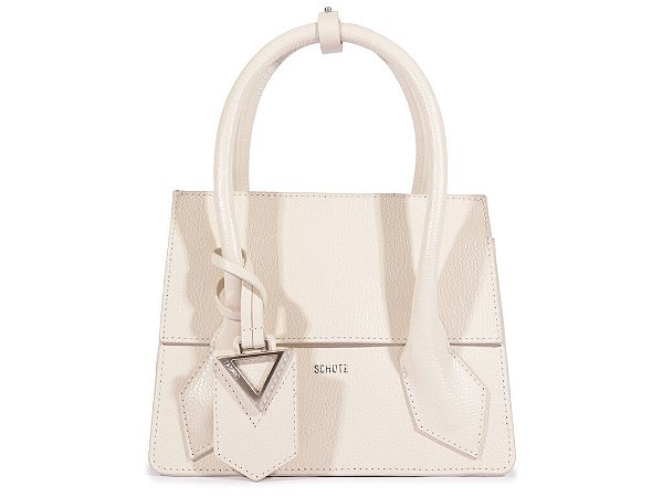 BOLSA SCHTZ MEDIA FLOTHER SMOOTH WHITE