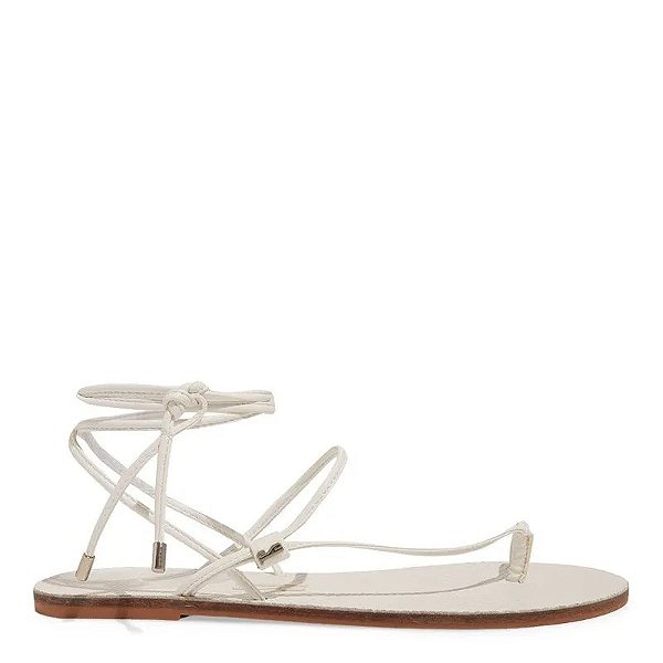 RASTEIRA SANTA LOLLA AMARRAÇÃO NAPA SOFT BICO REDONDO -BRANCO
