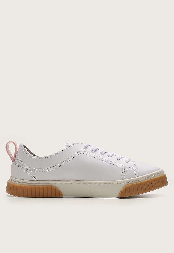 TENIS SANTA LOLLA COURO CONFORT BRANCO
