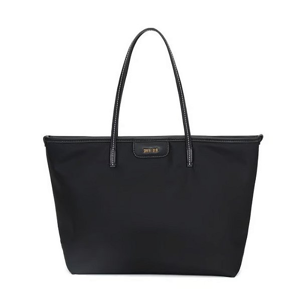 BOLSA SANTA LOLLA SHOPPER NYLON PB PRETO BRANCO