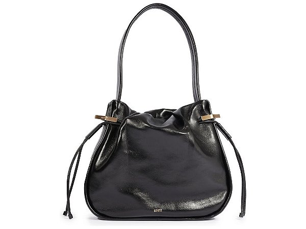 BOLSA SCHUTZ DEVIN MEDIO COURO PRETO PRETO