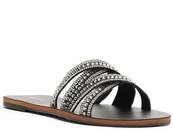 RASTEIRA ANACAPRI MULTITIRAS GLAM HOT FIX PRETA