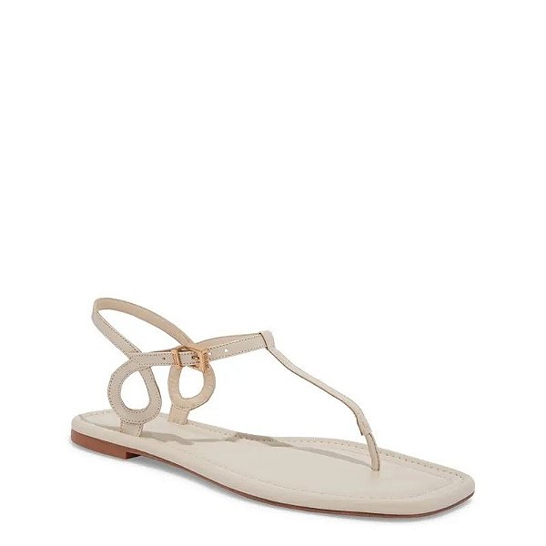 RASTEIRA SANTA LOLLA VERNIZ ANZELI BICO QUADRADO OFF WHITE
