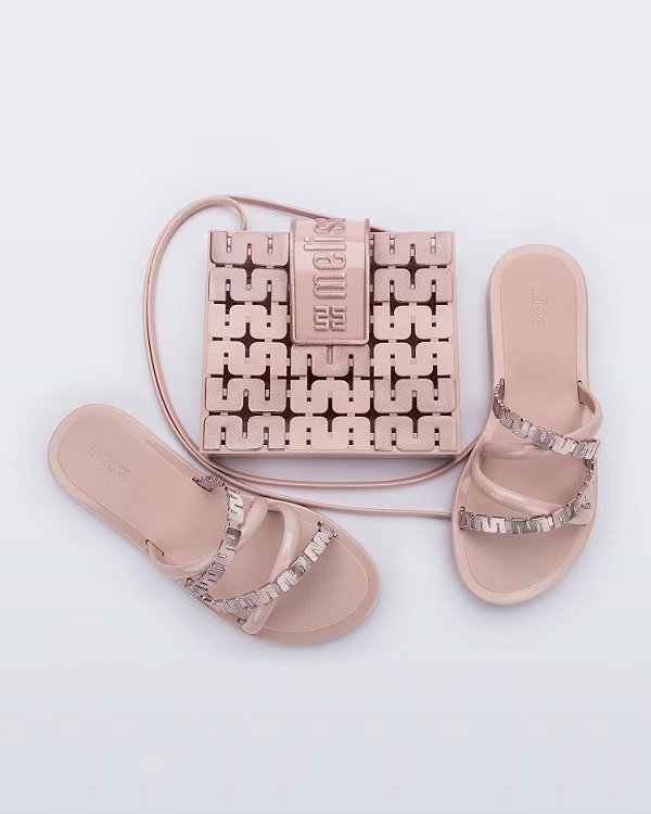 MELISSA + BOLSA GOLDEN ROSA