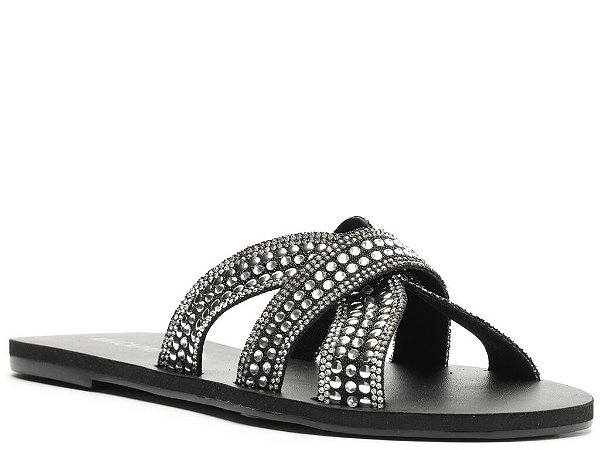 RASTEIRA ANACAPRI GLAM HOT FIX PRETO