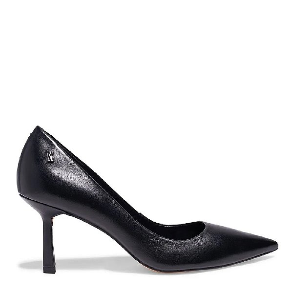 SCARPIN SANTA LOLLA COURO PELICA -  PRETO
