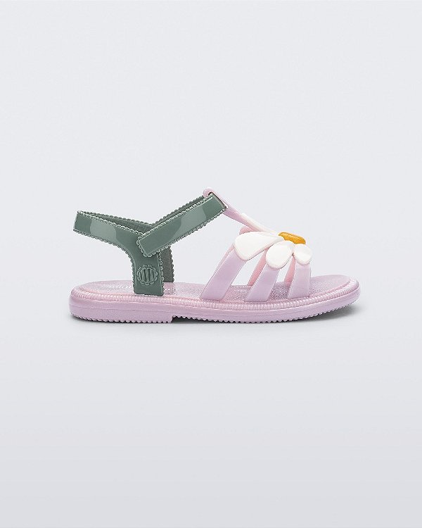 SANDÁLIA MINI MELISSA HIP BLOOMY BABY - ROSA