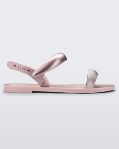 SANDÁLIA MELISSA ECLIPSE SANDAL ROSA METALIZADO