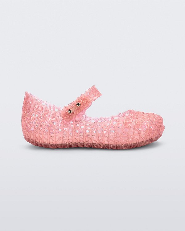 SANDÁLIA MINI MELISSA CAMPANA PAPEL - ROSA