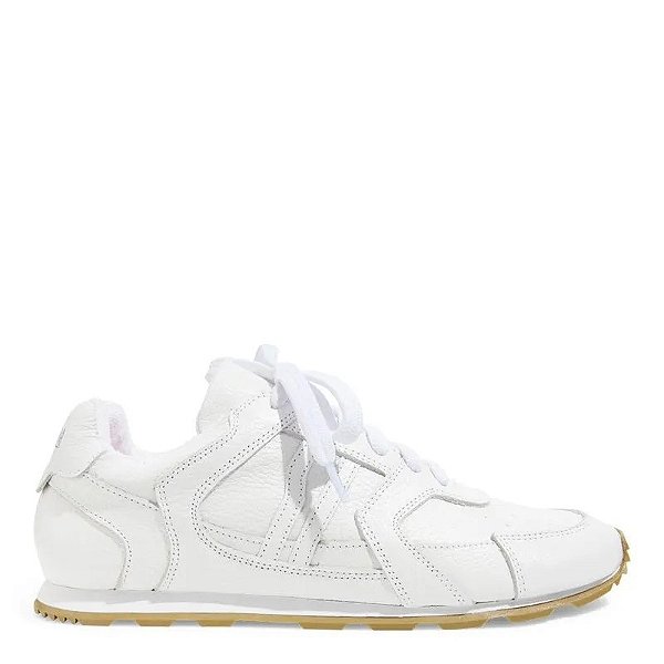 TÊNIS SANTA LOLLA JOGGING COURO FLOATER RECORTES- BRANCO