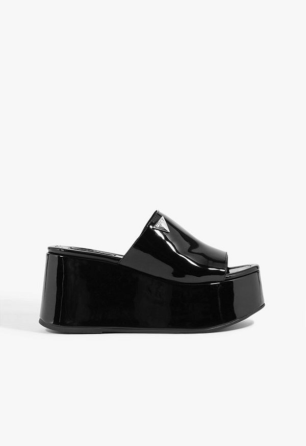 PLATAFORMA SCHUTZ CASUAL COOL - PRETO