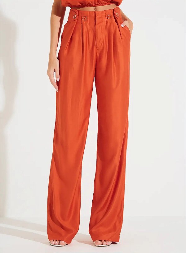 CALÇA PANTALONA FORUM LARANJA BEACON