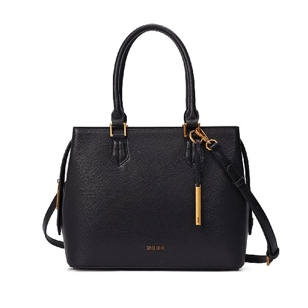 BOLSA SANTA LOLLA TOTE RISCO DUAS ALÇAS PRETA