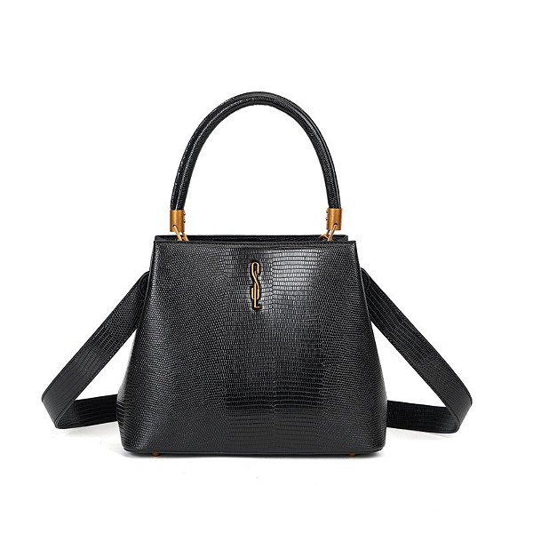 BOLSA SANTA LOLLA TOTE LIZARD - PRETA