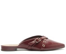 MULE ANACAPRI BICO FINO TIRAS ROXO
