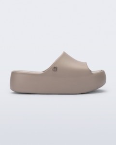 SLIDE MELISSA FREE PLATFORM - BEGE ESCURO