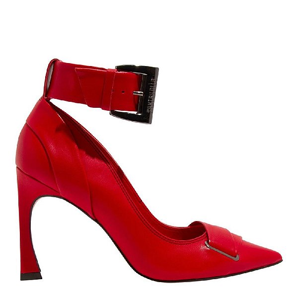 SCARPIN SANTA LOLLA COURO - PEPPER RED