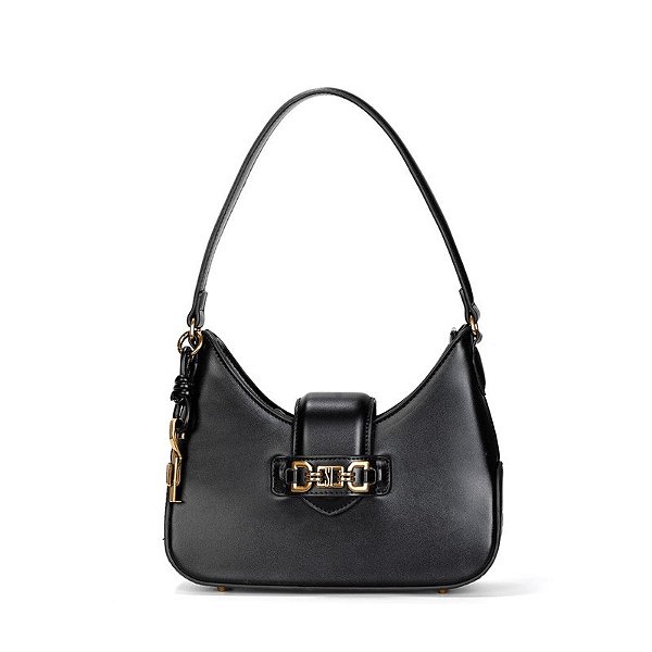 BOLSA SANTA LOLLA M MATERIAL SOFT PRETO PRETA