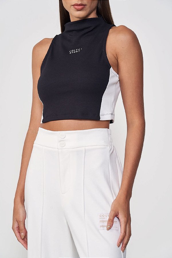 TOP COLCCI PRETO