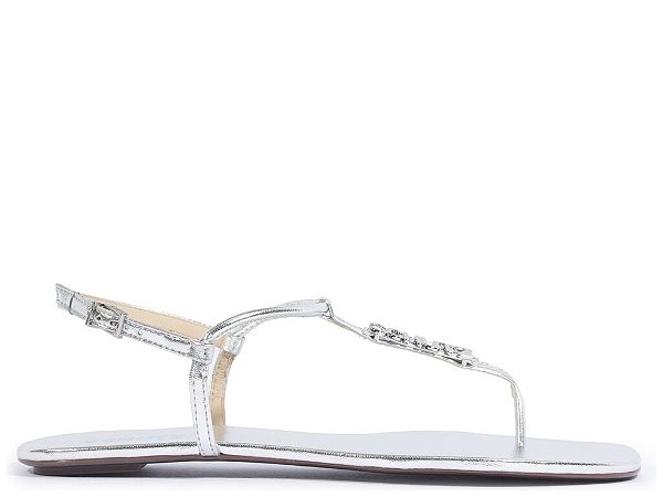 SANDALIA RASTEIRA CRYSTAL SCHUTZ PRATA
