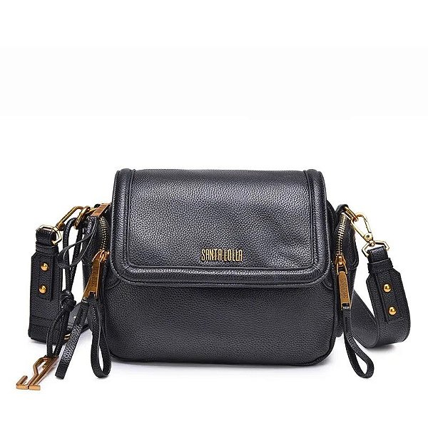 BOLSA SANTA LOLLA MATERIAL FLOATER PRETO PRETO