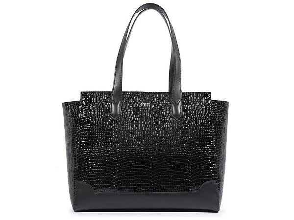 BOLSA SCHUTZ GRANDE COURO PRETO