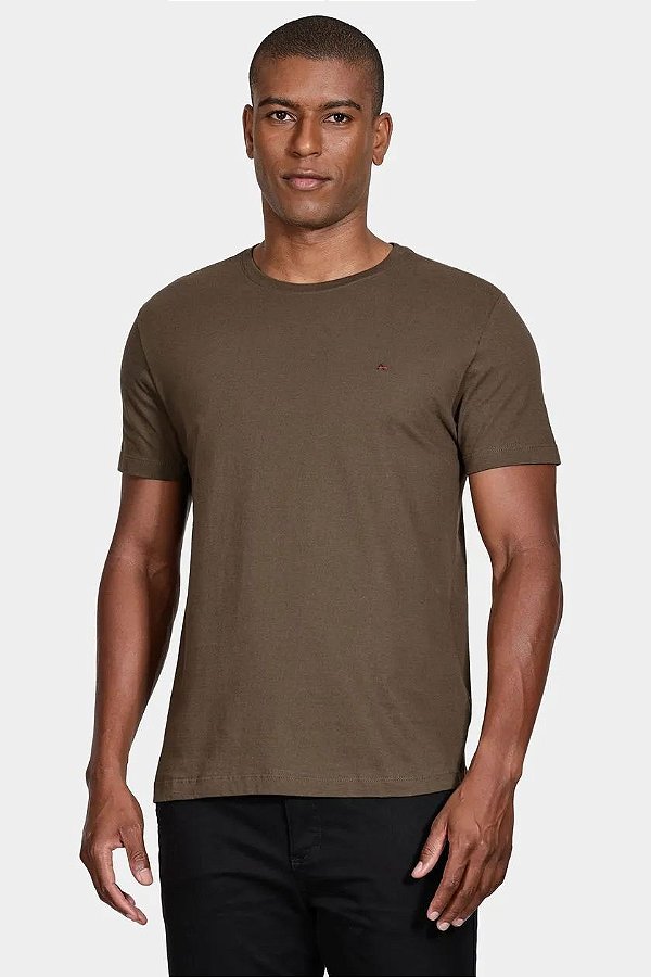 CAMISETA BASICA VERDE MILITAR