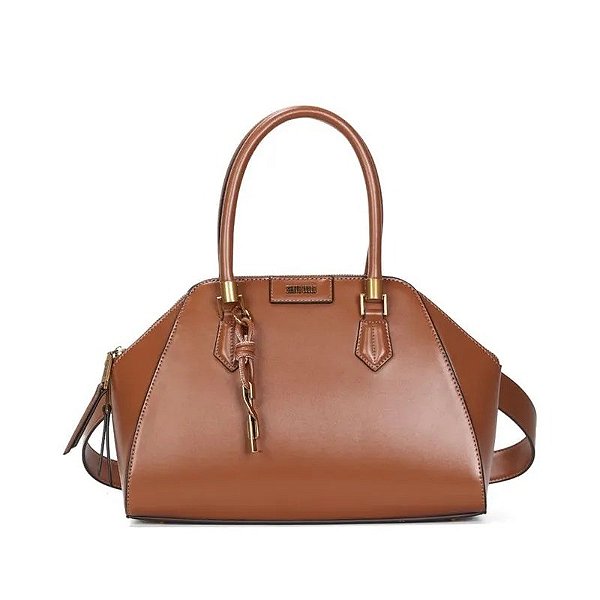 BOLSA SANTA LOLLA SOFT ALCA DUPLA MARROM
