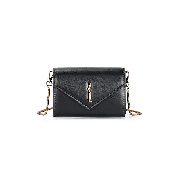 BOLSA CARTEIRA ENVELOPE SOFT PRETO