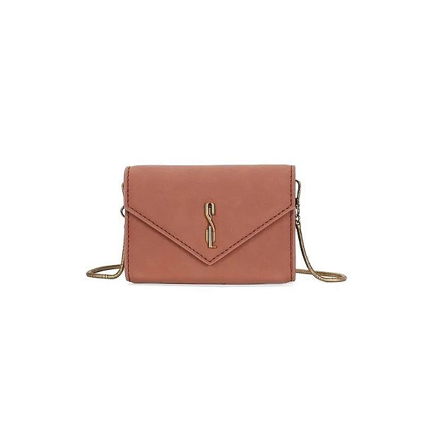 BOLSA CARTEIRA ENVELOPE CAMURCA MARROM