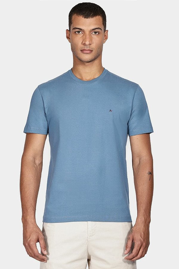 CAMISETA ARAMIS BASICA AZUL ALUMINIO