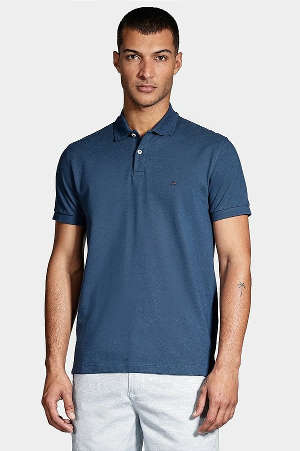 POLO ARAMIS BASICA PIQUET AZUL PETROLEO