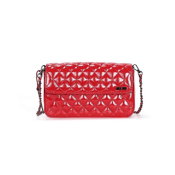 BOLSA SANTA LOLLA GLOSSY PEPPER RED